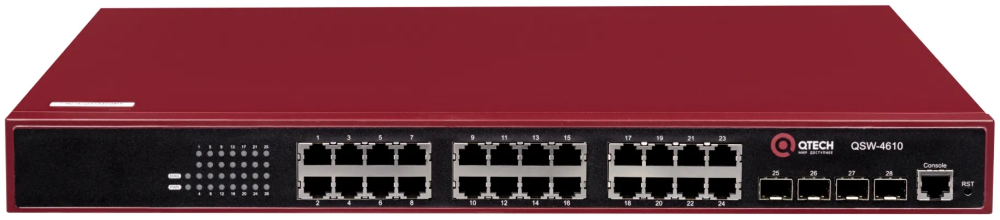 QTECH 4610: Коммутатор, создающий и управляющий локальной сетью QTECH 4610: Коммутатор, создающий и управляющий локальной сетью