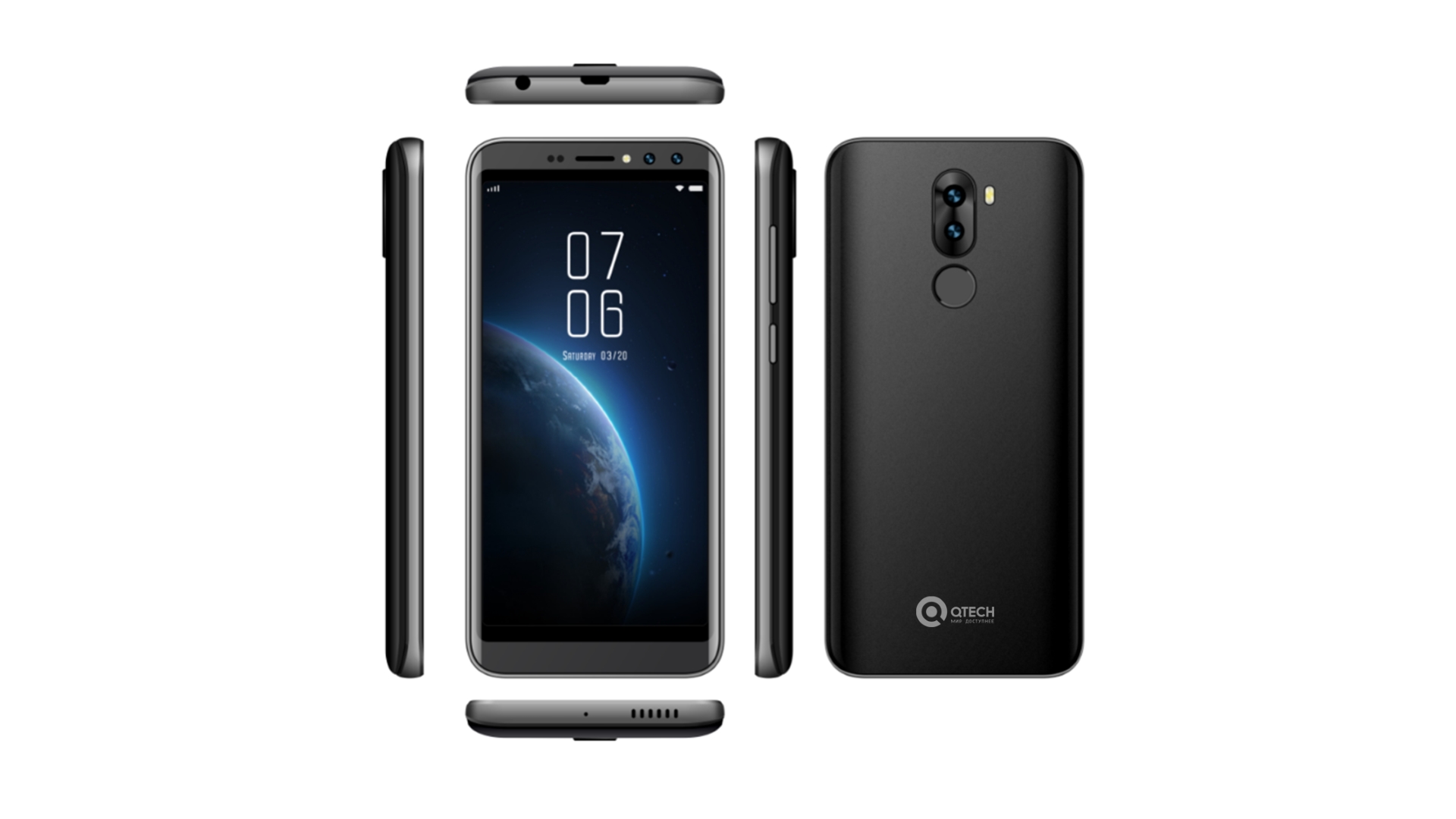 Смартфон QTECH QMP-K19 c 5.0-дюймовым IPS-дисплеем Смартфон QTECH QMP-K19 c 5.0-дюймовым IPS-дисплеем